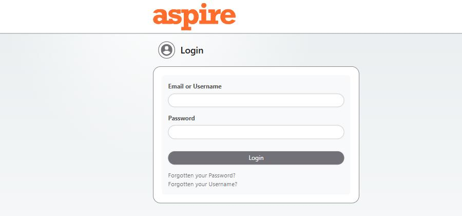 PFP login screen
